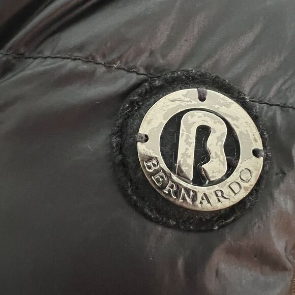 Bernardo Women’s Puffer Jacket  XS Down Feathers Primaloft Funnel Neck - Picture 4 of 6